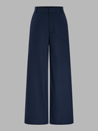 Cotton Linen Belted Strapless Top & Pants Set