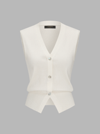 Removable Sailor Collar Knit Vest