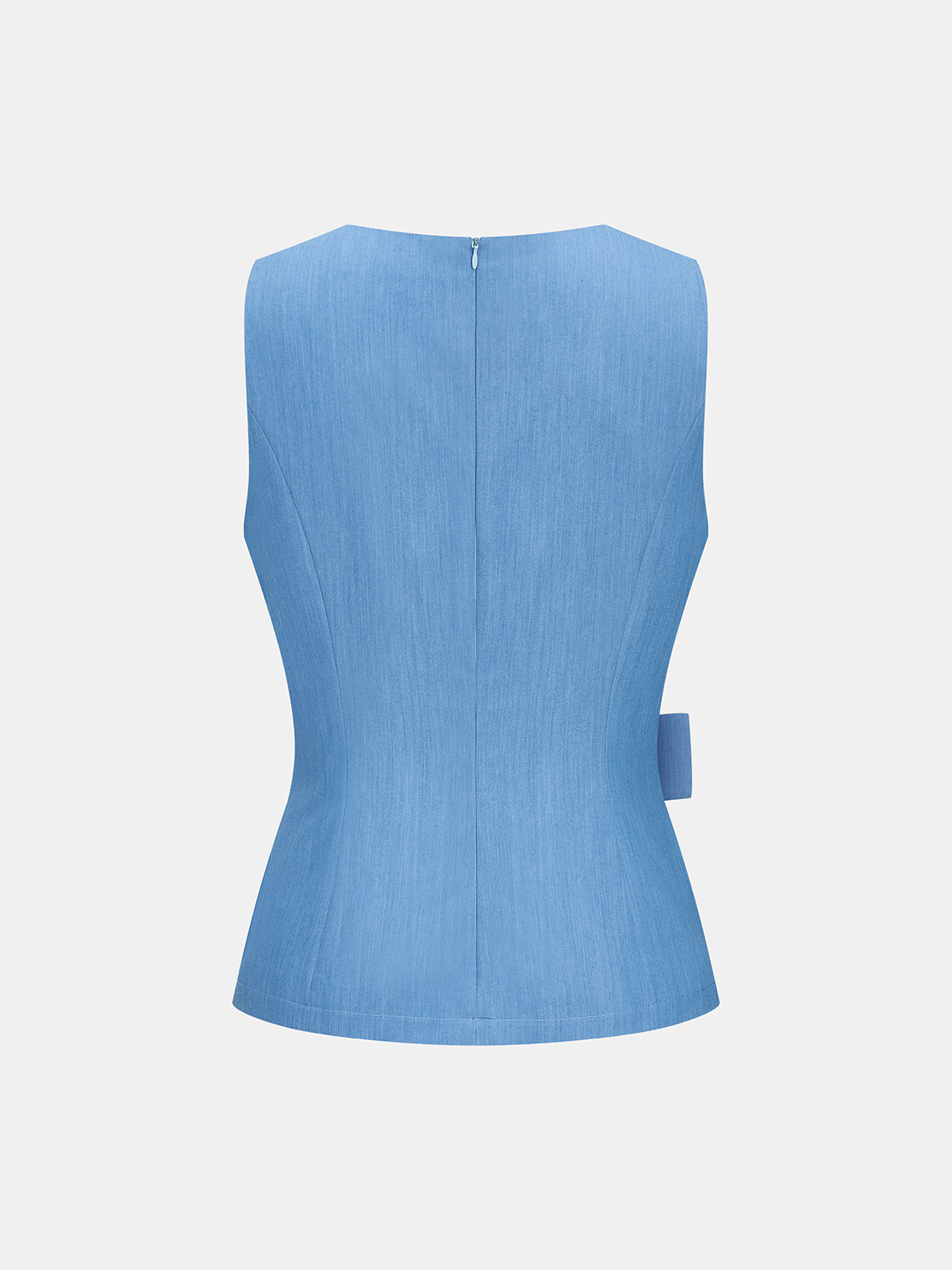 Belted Sleeveless Top & Wide Leg Pants Set