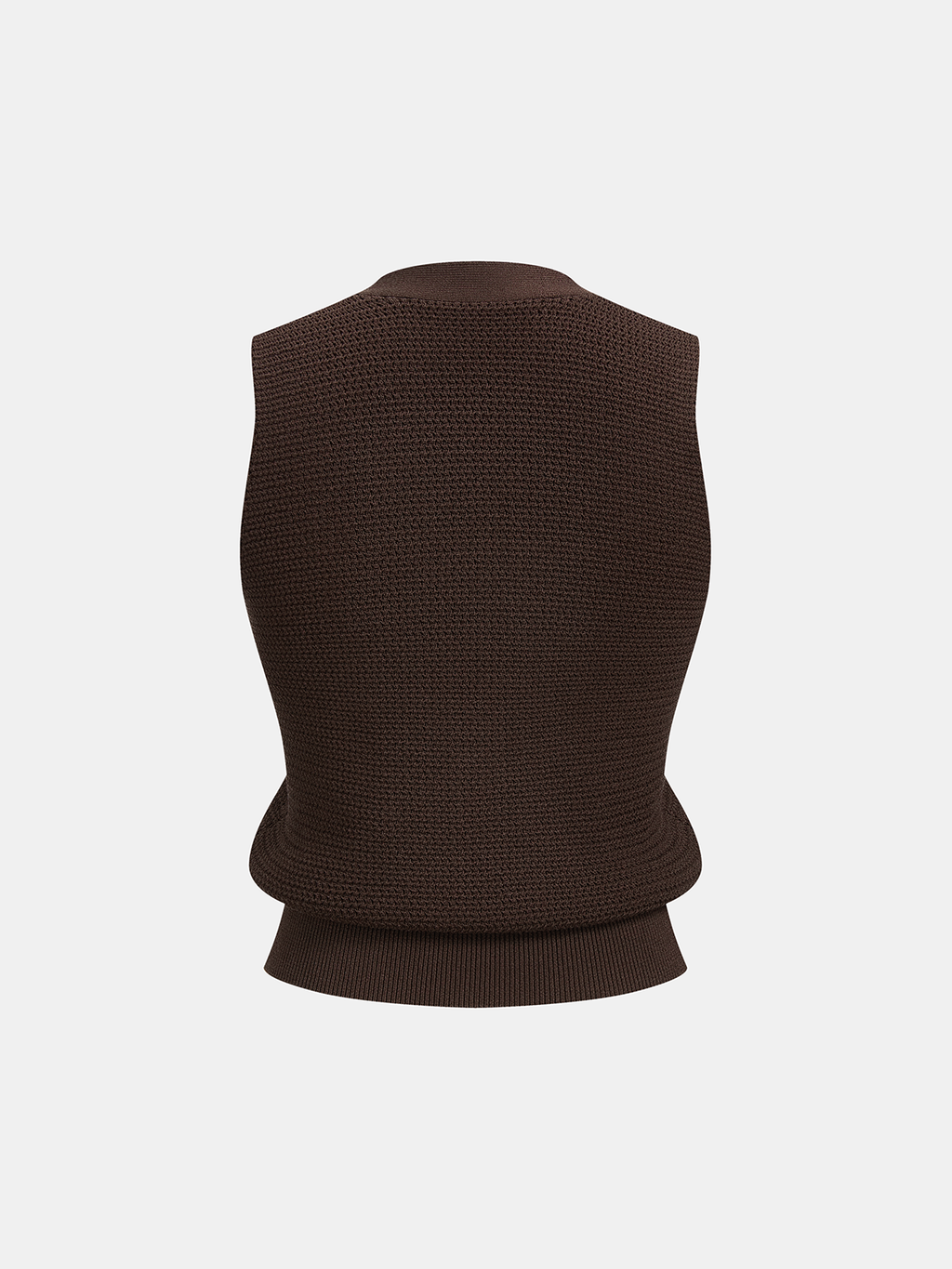 V Neck Button Down Knit Vest & Pants Set
