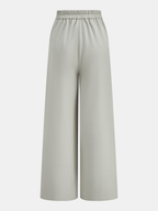 Lace Spliced Vest & Wide Leg Pants Set
