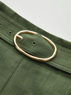 Belted Pocket Shorts