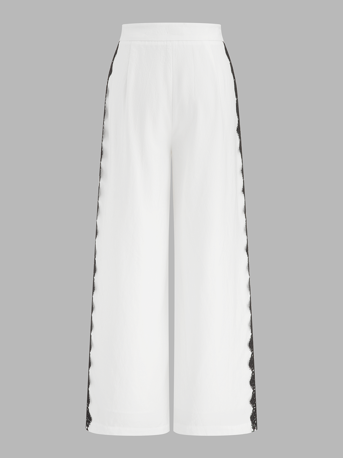 Lace Trim Cami Top & Wide Leg Pants Set