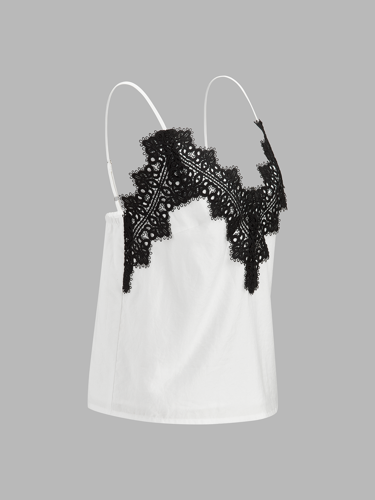 Lace Trim Cami Top & Wide Leg Pants Set