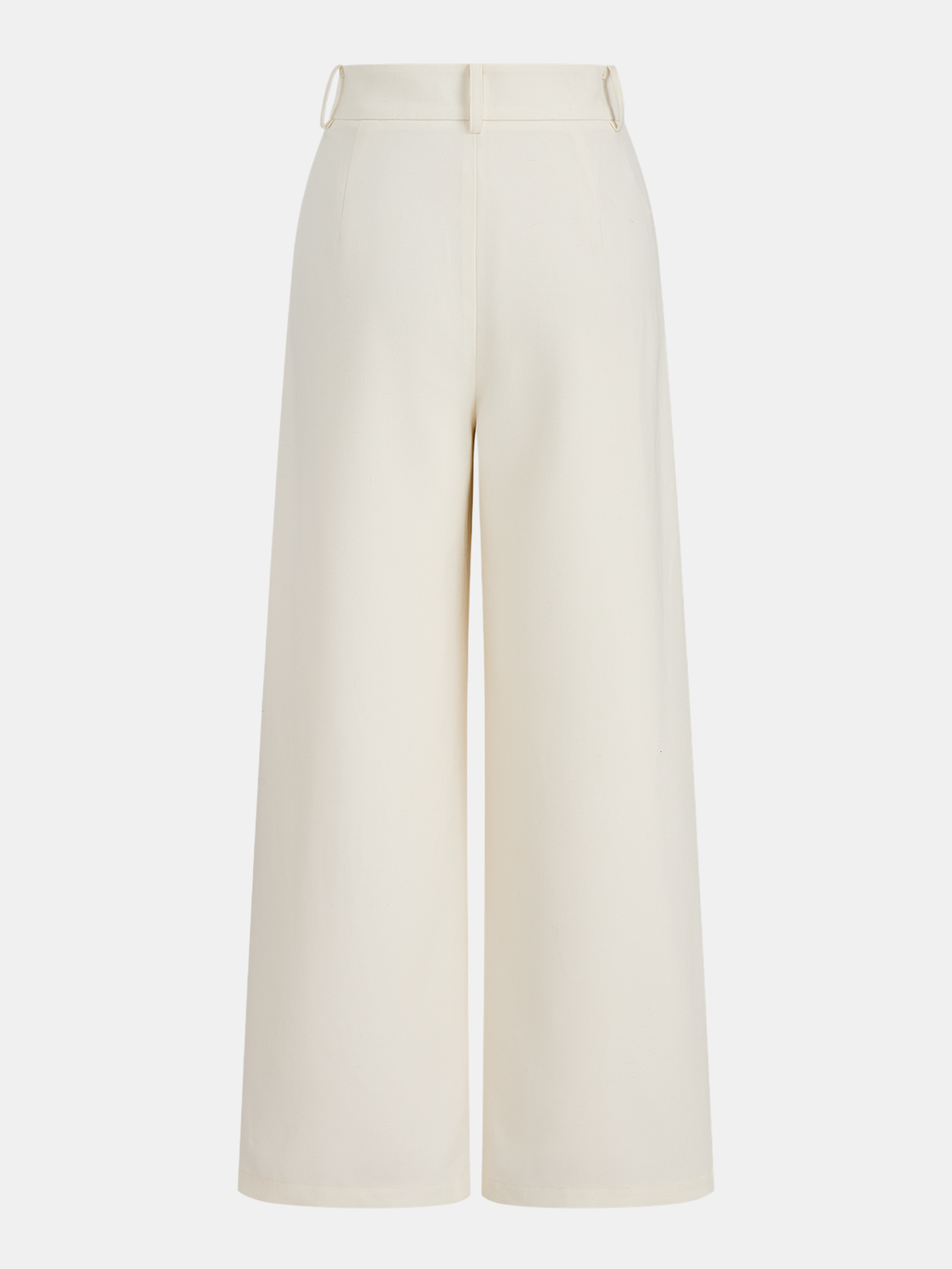 Belted Peplum Blazer Vest & Wide Leg Pants Set