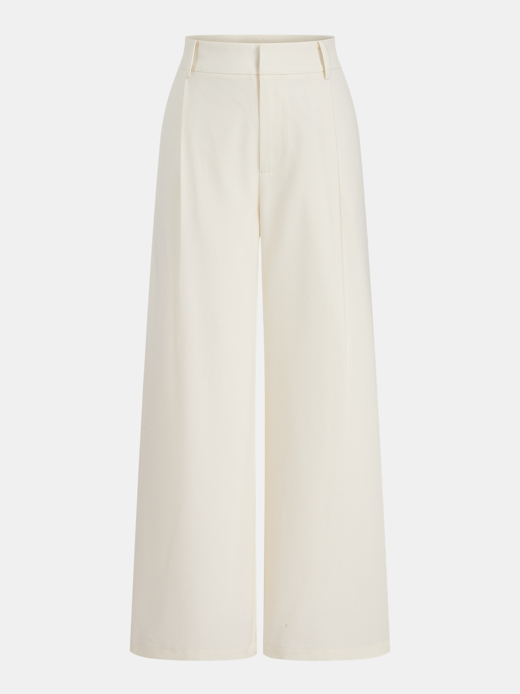 Belted Peplum Blazer Vest & Wide Leg Pants Set