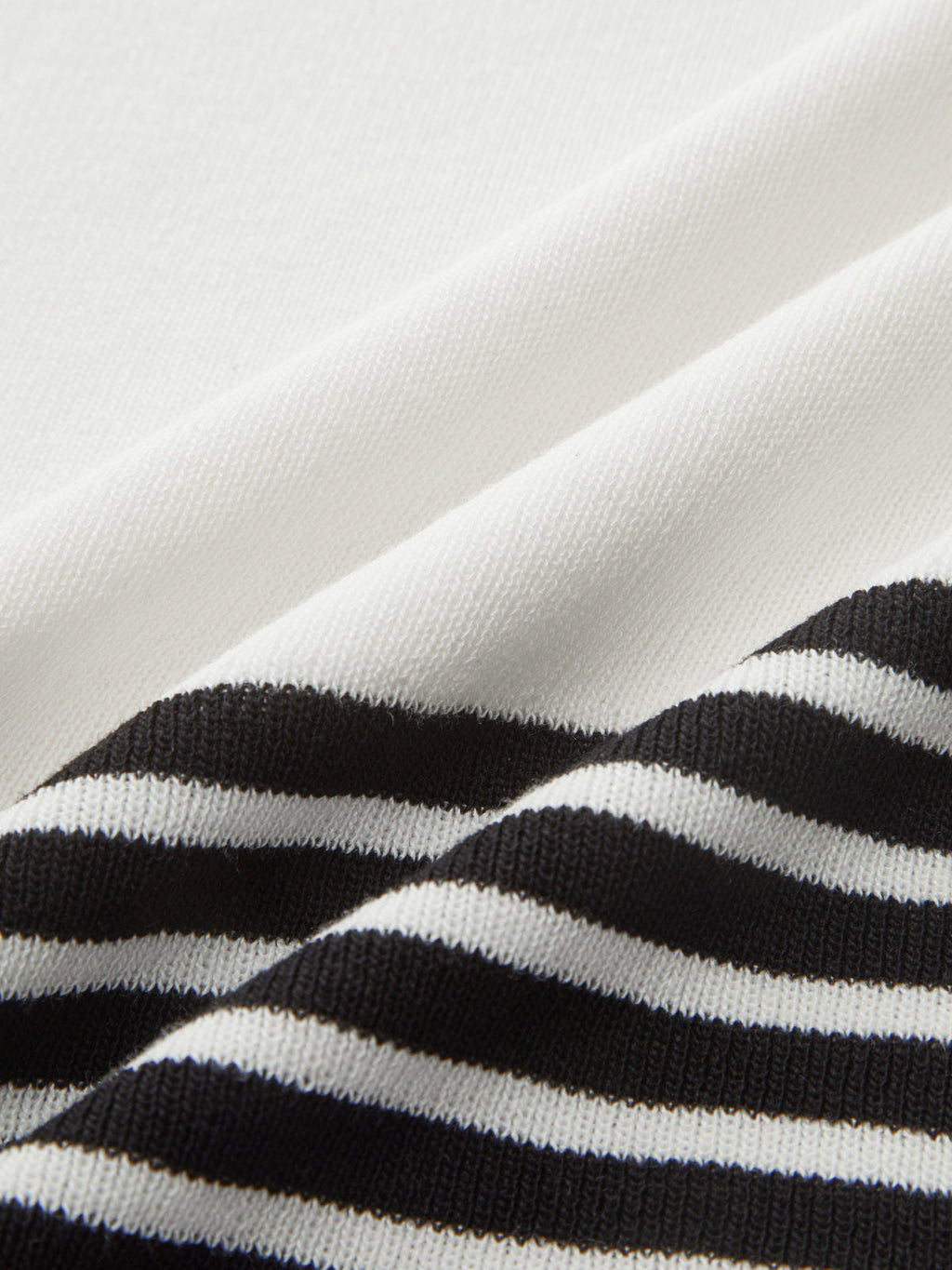 Cap Sleeve V-Neck Striped Tie Knit Top