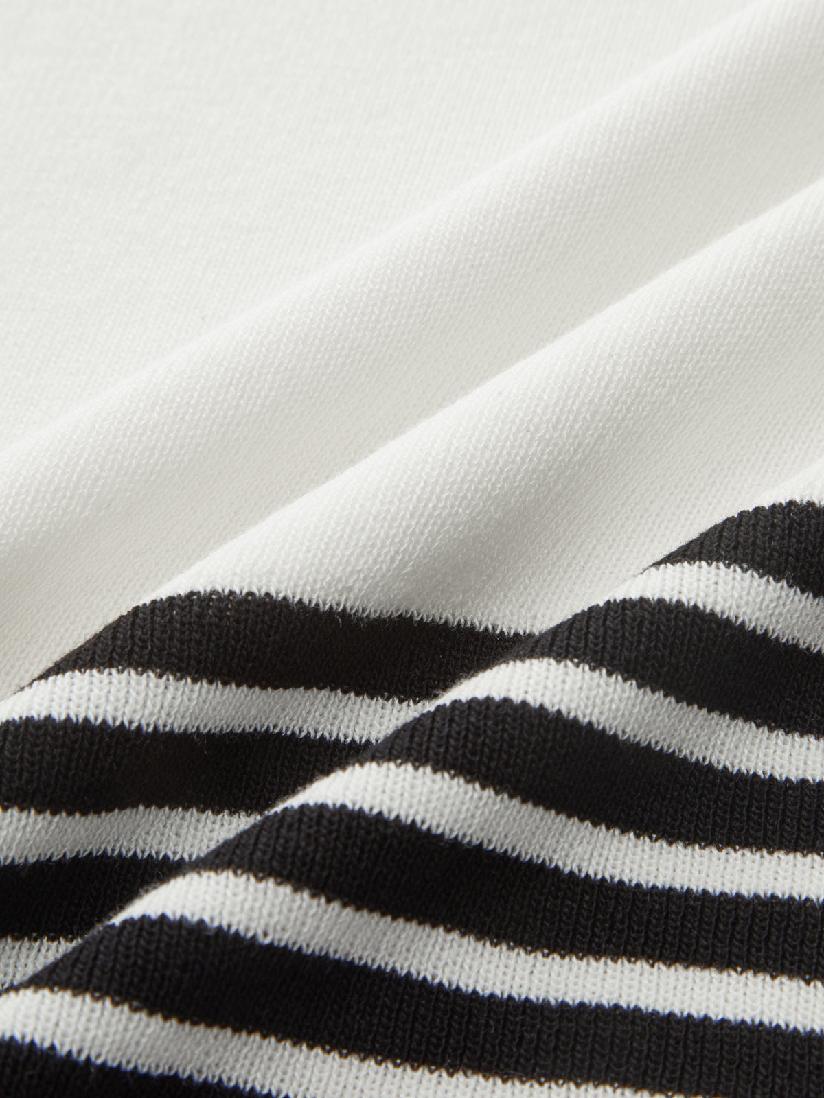 Cap Sleeve V-Neck Striped Tie Knit Top
