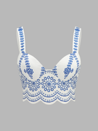 Printed Cami Top & Wide Leg Pants Set