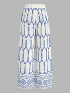 Printed Cami Top & Wide Leg Pants Set